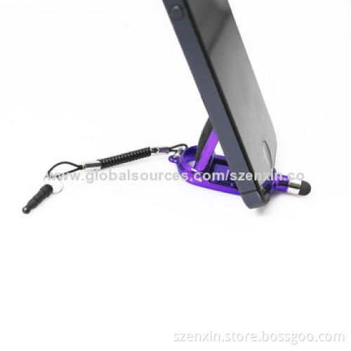 Multifunction Stylus Pen with Stand Holder and Clean Cloth for Smartphone Accessories